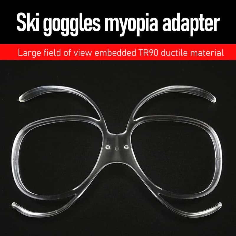 Occhiali da sci da prescrizione Rx Inserto Adattatore ottico Pieghevole Snowboard Telaio universale flessibile Occhiali da moto taglia Tr90