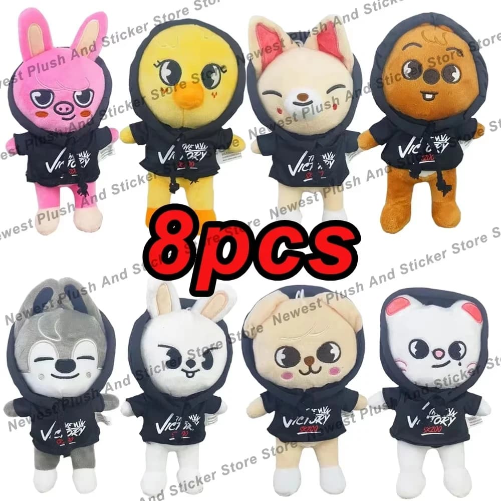 Peluche Skzoo Stray Kids, Personaggi dei Cartoni Animati, Bambole di Peluche Kawaii, Compagni per Bambini, Adulti e Fan
