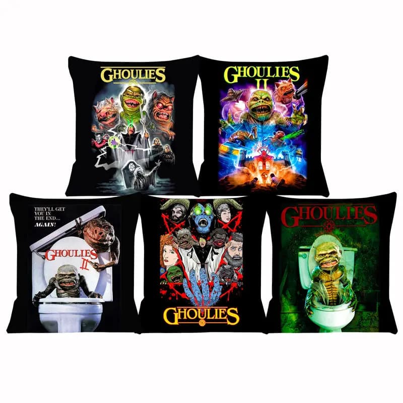 Fodera per cuscino Ghoulies Soggiorno Stills Cuscino per sedie Federa Cuscini decorativi per la casa per divano Fodera per cuscino 254