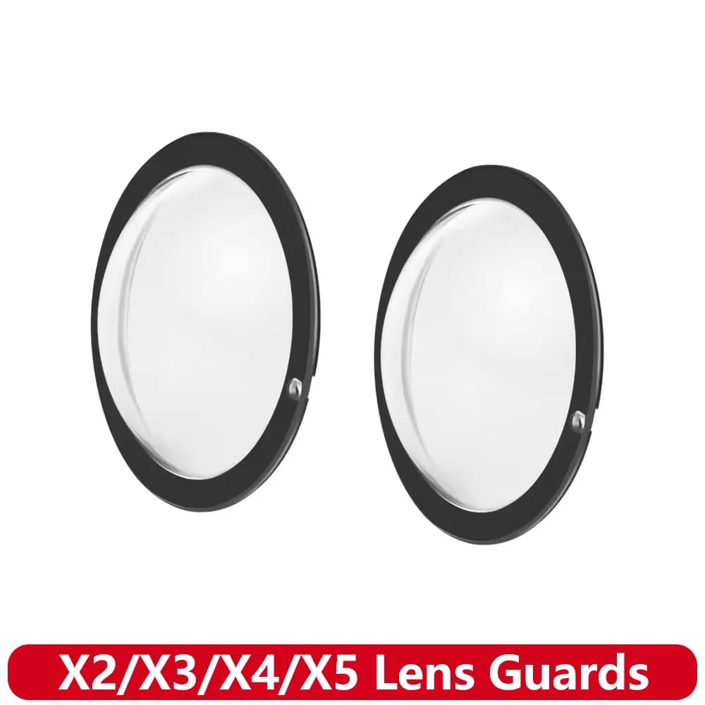 X2/X3/X4/X5 Lens Protective PC Protective Mat for Insta360 X5 X4 X3 One X2 Waterproof 360 Action Camera Accessories