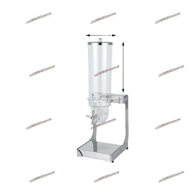 Stainless Steel Grain Distribution Machine Dried Fruit Separator Buffet Grain Tank Hotel Restaurant Cereal Separation Machine