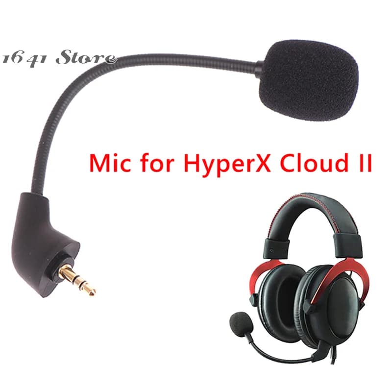 (NOVO) 1 3.5 mm spare microphone for Kingston HyperX Cloud 2 II X, headphone accessories