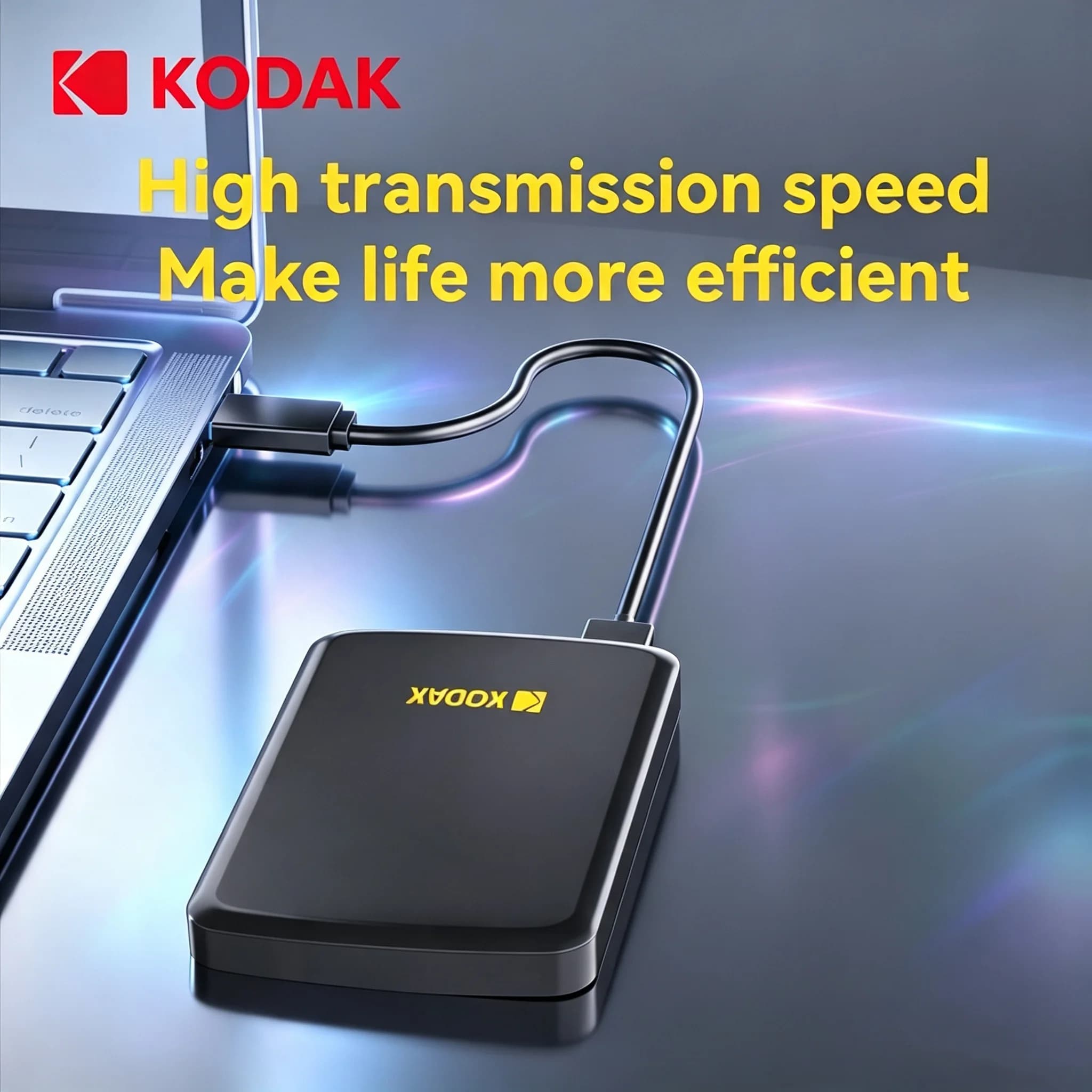 Kodak P150 USB3.0 Portable External Hard Drive 500GB 1T Lightweight PHDD for PC Tablets PS5 XBOX Laptop Desktop