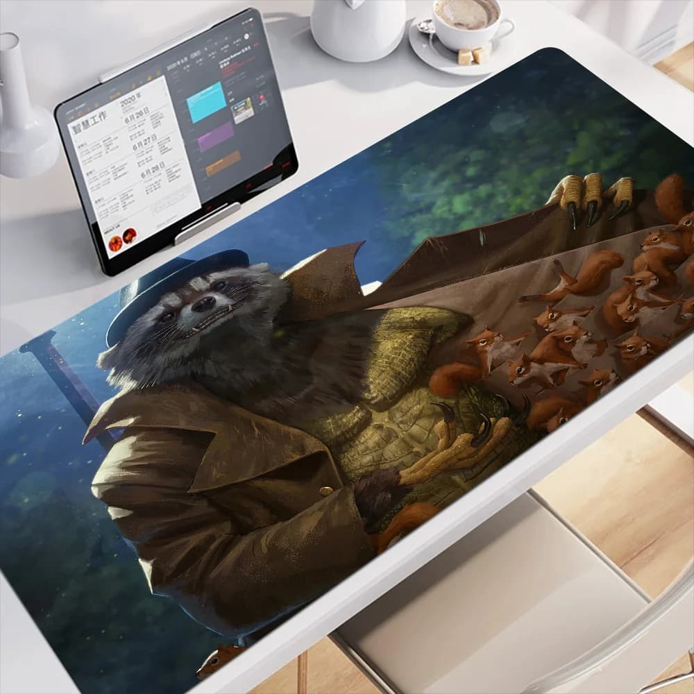 Magic Cute Playmat Divertente Meme Mousepad TCG Mouse Pad Tappetino da scrivania per lavoro Gioco Mini PC Laptop Tappeto carino Scrivania del computer