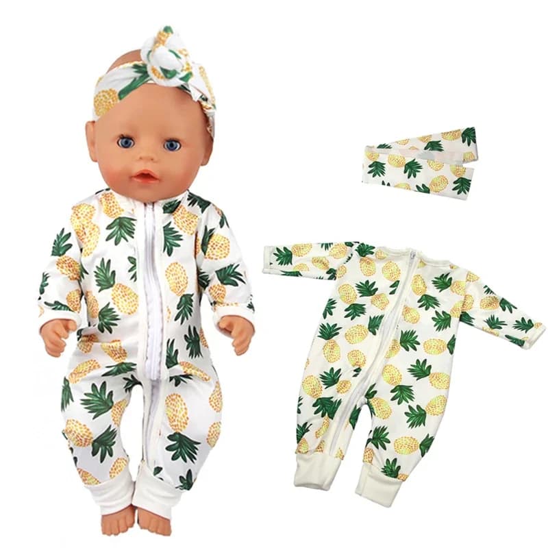 The new complete of creative and fun pineapple with Pigiama headgear with soft and comfortable selling color print pattern