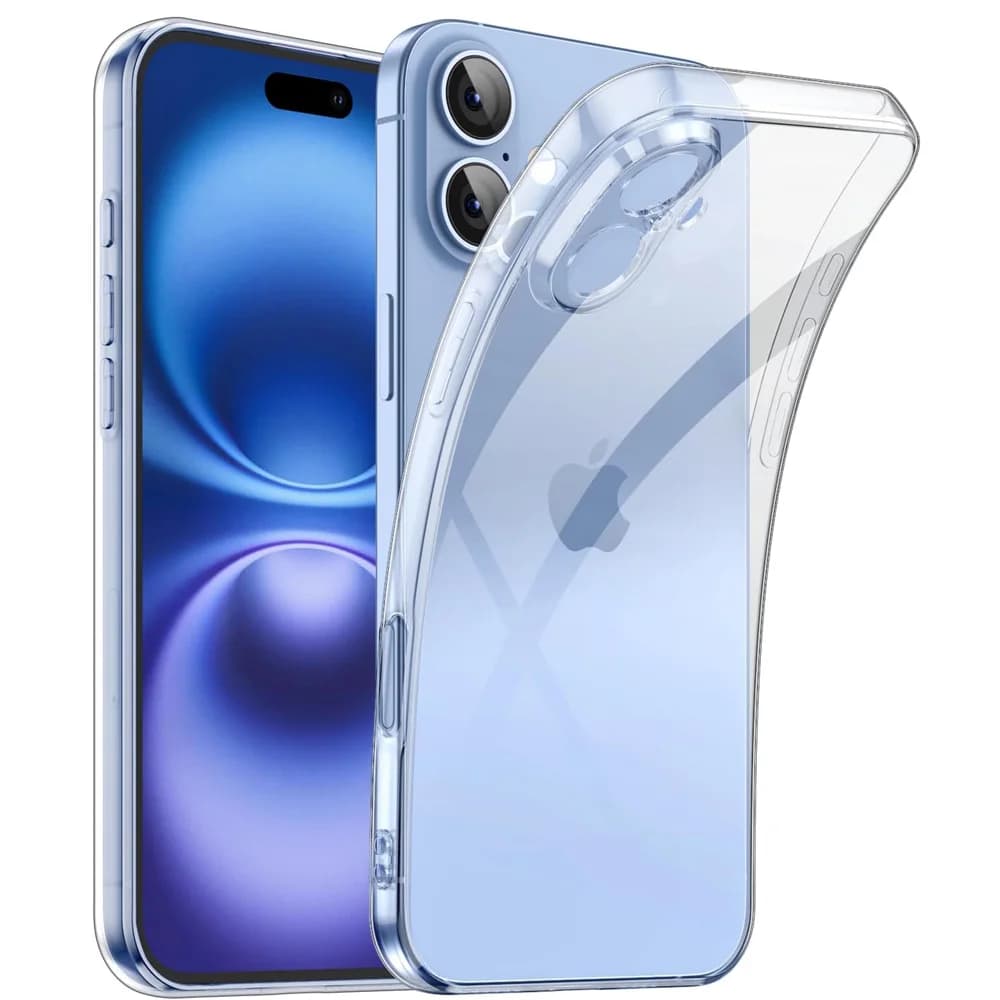 Ultra Thin Transparent Phone Case For iPhone 17 16 11 12 13 14 15 Pro Max Plus Mini Soft TPU Silicone Back Cover Clear Case