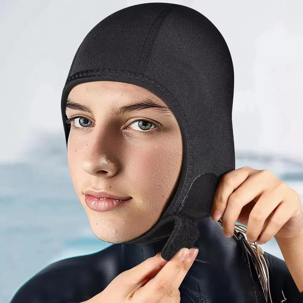 Water Sports Neoprene Diving Hood Stretchable Waterproof Swimming Cap Wetsuit Hood 3MM Surf Diving Cap Kitesurf