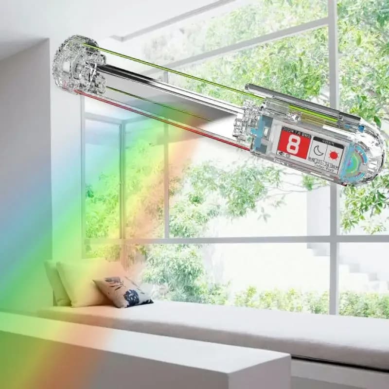 Light Chaser Rainbow Maker WIFI Schermo inchiostro Calendario meteorologico Prisma Dispersione Sun Catcher Regalo in cristallo