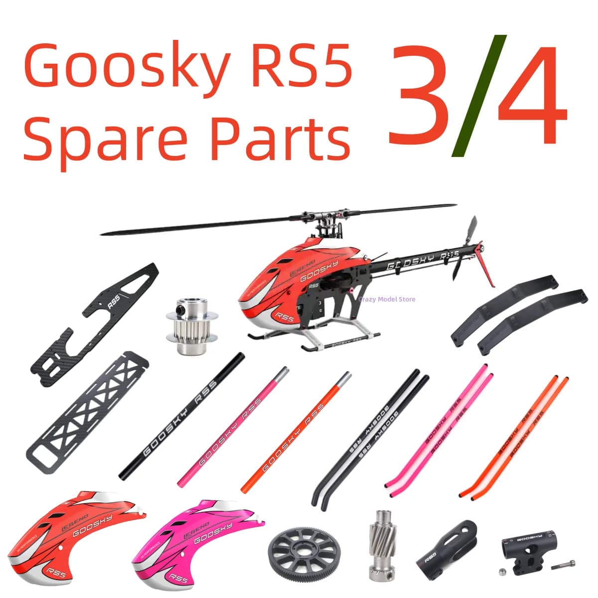 Pezzi di ricambio originali per elicottero GOOSKY Legend RS5 3-4