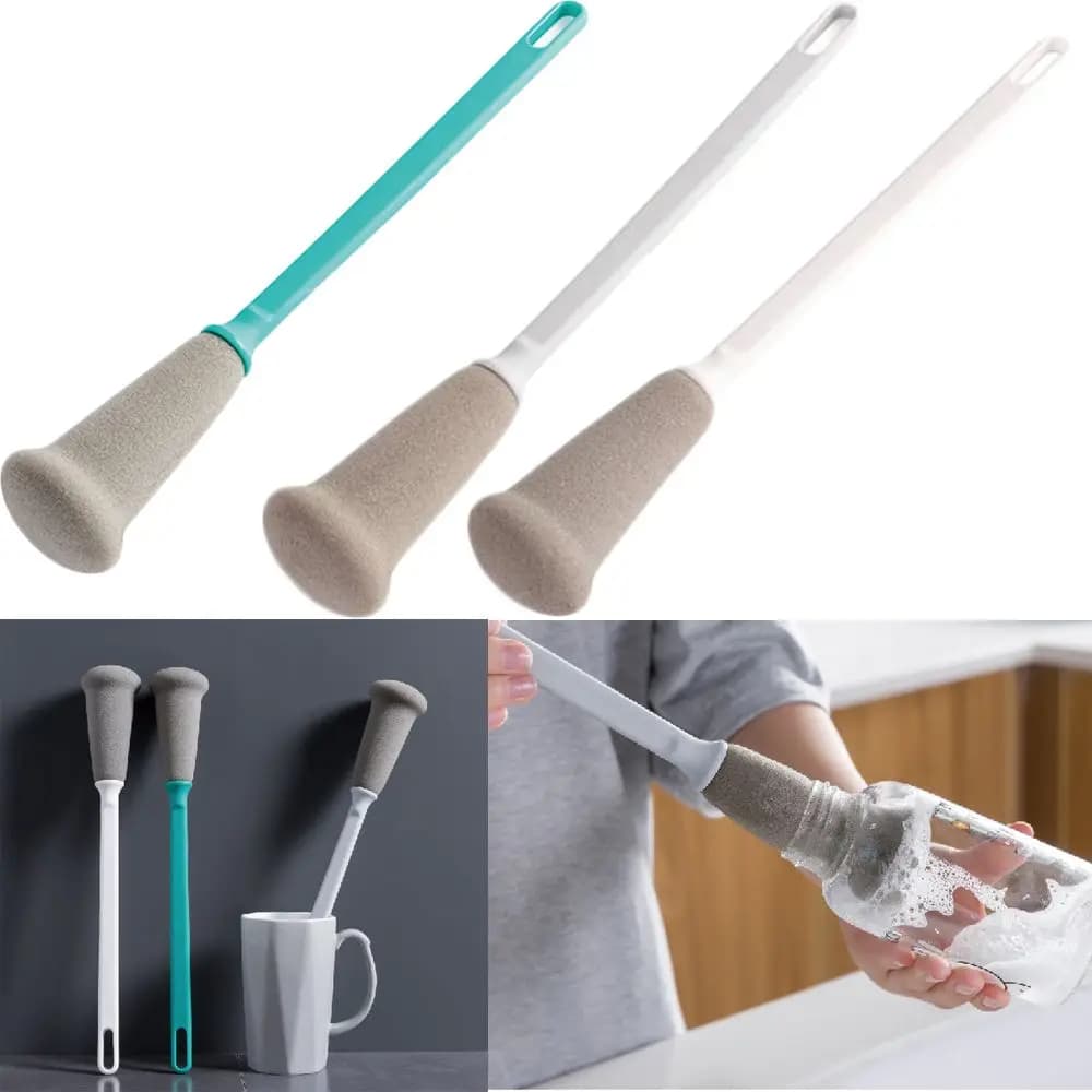 Manico lungo spugna tazza spazzola tazza termica Scrubber bottiglia di vetro strumenti puliti bere bicchiere da vino tazza di vetro spazzola per la pulizia