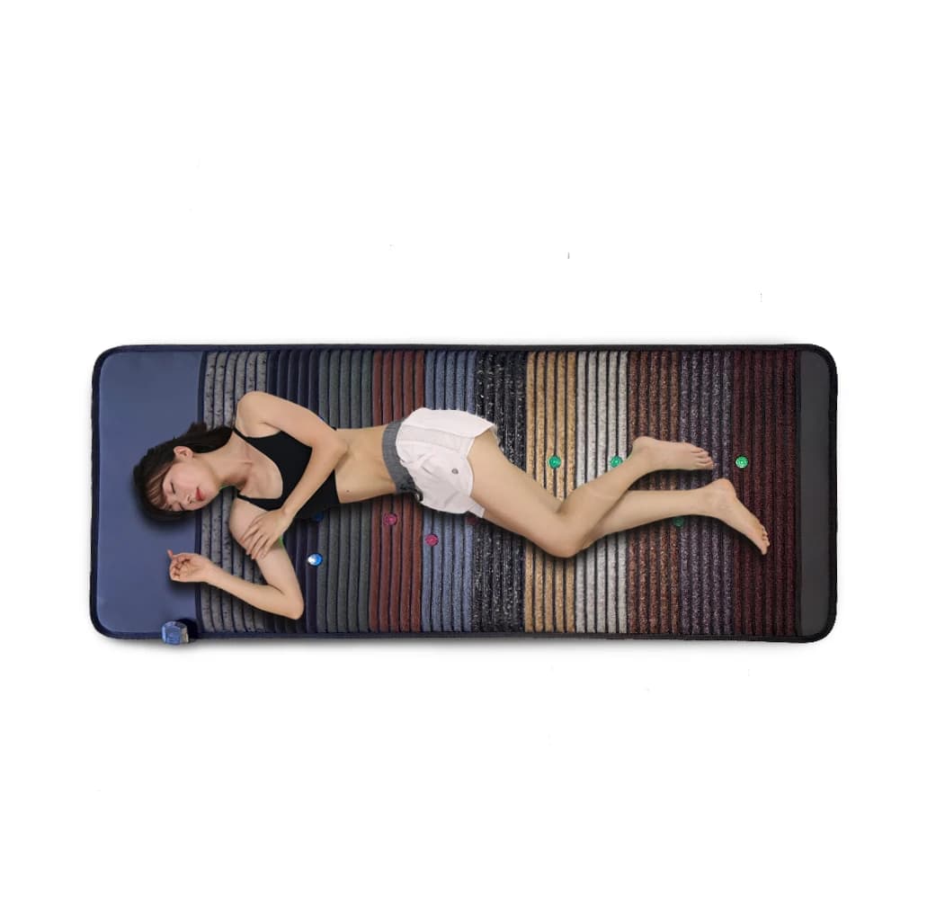 Fitkang Tormaline Mat Photon Light Heating Crystal Sauna Mattress Pemf for domestic yoga for the whole body