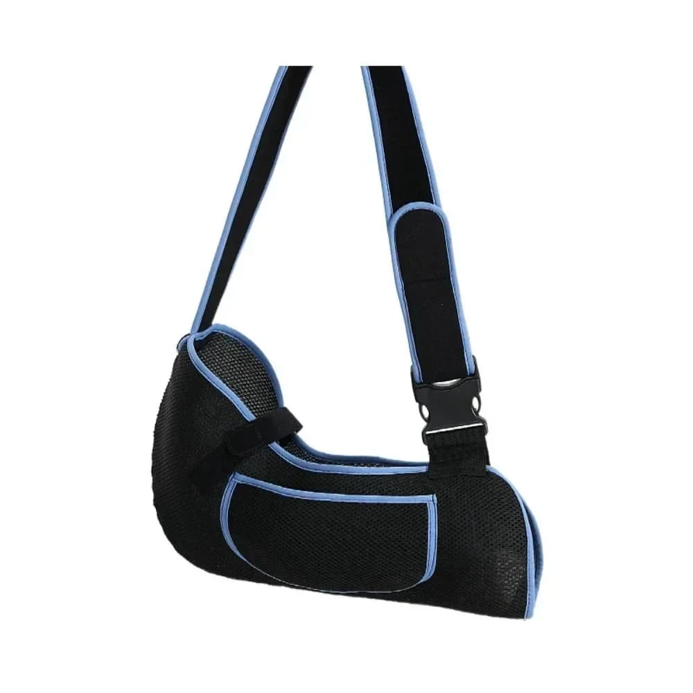 Imbracatura da braccio portatile traspirante Supporto universale Tracolla Tutore Immobilizzatore Polso Braccio Lussazione delle articolazioni Protezione fissa Nuovo