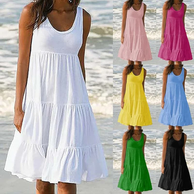 Abito con bretelle Sexy Fashon Chic da donna solido aderente senza maniche abito con spacco senza schienale Party Nightclub abiti Midi femminili