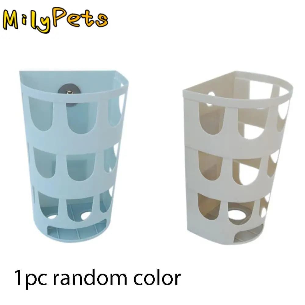 Hamster Guinea Pig Food Dispenser Hanging Wall-mountable Plastic Rabbit Hay Feeder Grass Holder Feeding Rack Grass Container
