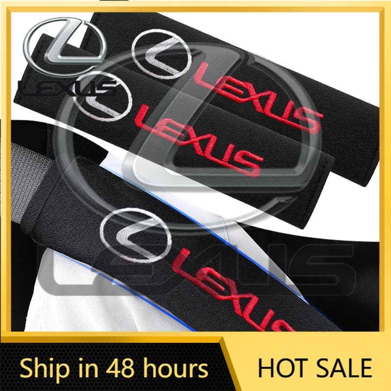 2026 New Interior Car Stickers, Covers Breathable Cotton Safety Belt, Lexus ES300 RX330 RX300 GS3 Protection