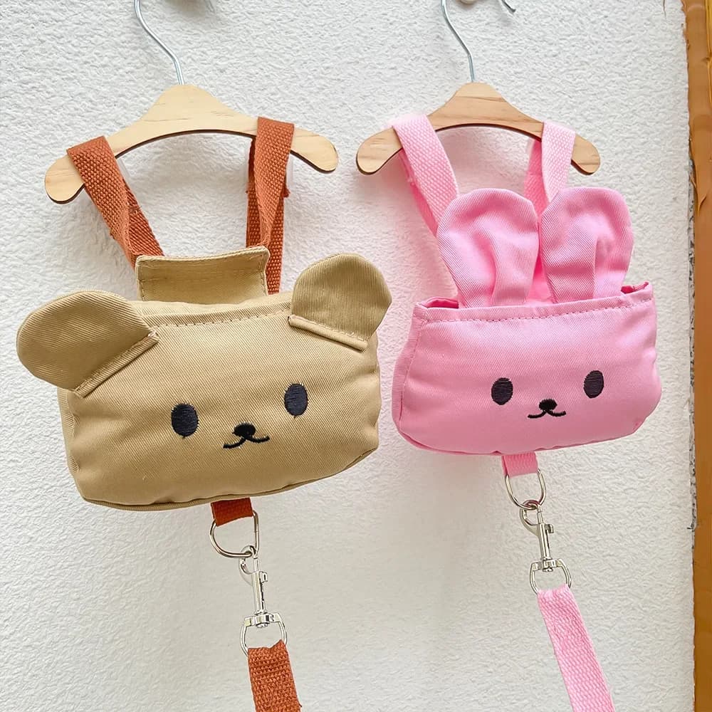 Imbracatura per animali domestici Zaino staccabile Guinzaglio da passeggio per gatti all'aperto Abbigliamento e forniture Accessori per cuccioli Set di imbracatura e guinzaglio per cani