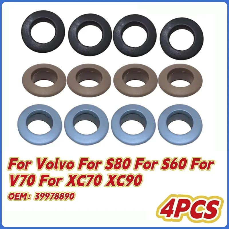 4 pezzi porta auto pannello serratura passacavo 39978890 per Volvo per S80 per S60 per V70 per XC70 XC90 boccola anello esterno tappo