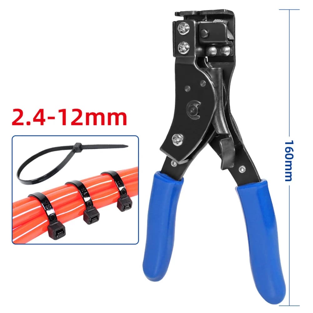 Fascette per fascette multiuso Avvolgimento manuale Pinze per fascette in nylon Strumento per rilegatura Fascette di fissaggio multiuso Avvolgimento da taglio per cinghie