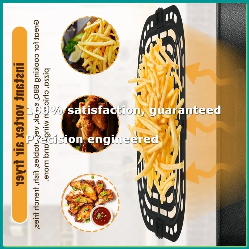Instants Plus 6QT Air Frying Grid Plate, Improved Square Roof Spare - A07G