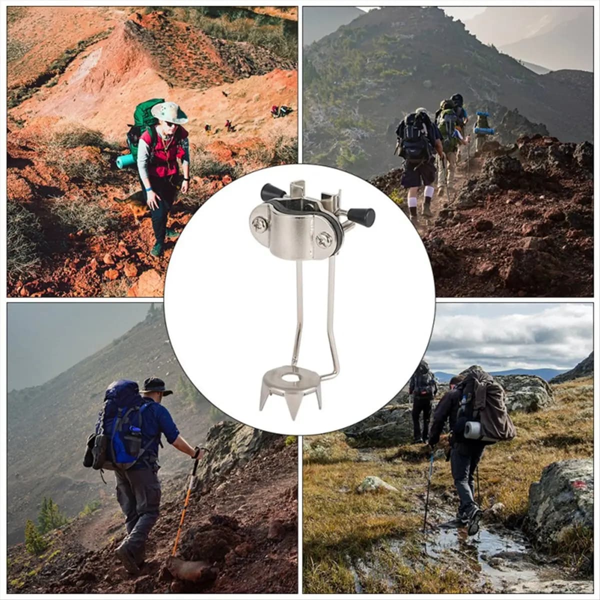 Anti-slip toe for Trekking Stick, Corrosion Resistant, for Hiking and Ice Walking