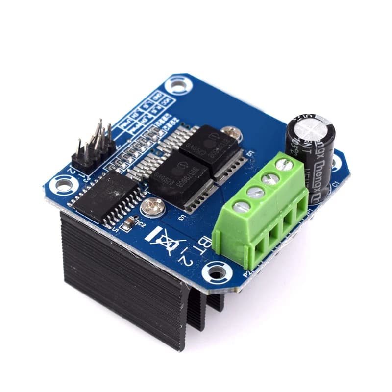 FAI DA TE smart car Arduino dispositivo di raffreddamento a semiconduttore doppio BTS7960 43A ad alta potenza IBT2 sistema di azionamento del motore modulo scheda elettronica
