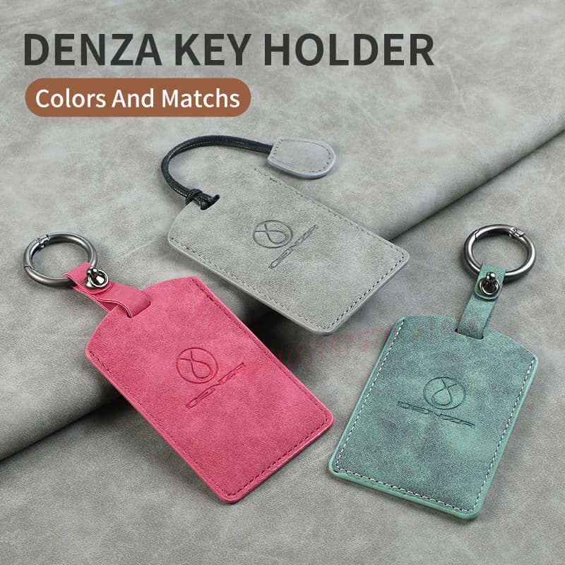 NFC Card Key Case Cover Shell For Denza D9 N7 N8 Smart Key Fob Holder Auto Accessories Keychain