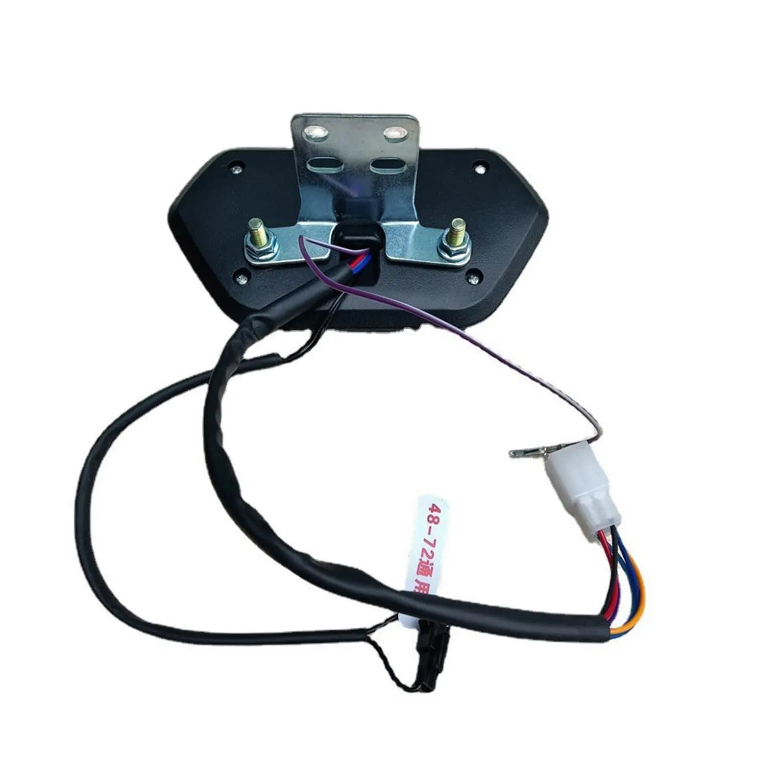 Electric Bike 12000W LED Speedometer Odometer Motorcycle Gauge Replacement Part with Tachometer and Oil Level Indicator