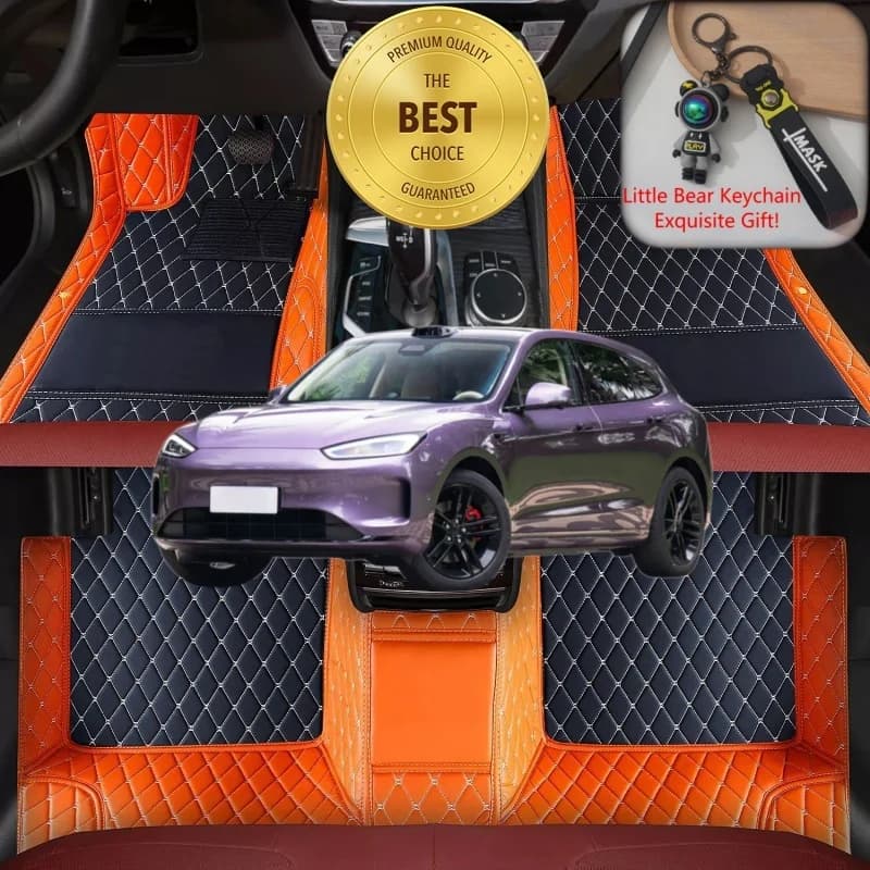 Customized Car Mats for AITO 5, Auto Accessories, Custom Waterproof Mats, Left/ Right Guide Mats