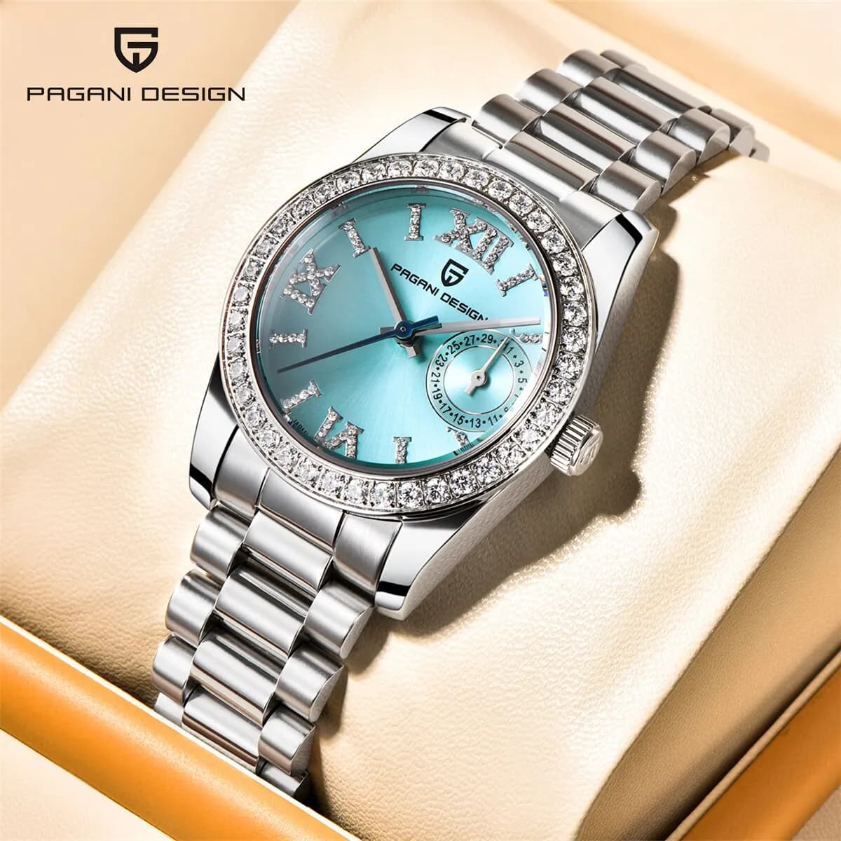 PAGANI DESIGN 2025 New Women's wristwatch 32MM Elegant Luxury Quartz watch for Women's Fashionable watches with Sapphire Glass