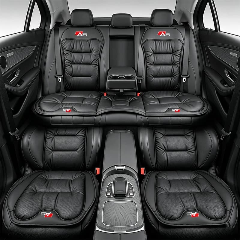 Car Seat Cushion For Audi A5 Car Seat Cushion Breathable & Wear-Resistant Rear Seat Back Cover Universal Four-Season