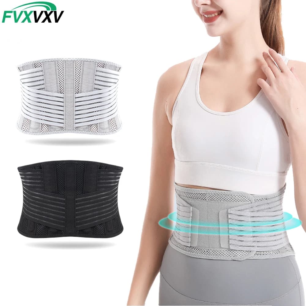 1PCS Lumbar Back Brace for Lower Back Pain Relief, Herniated Disc, Sciatica, Adjustable Lumbar Support Brace for Men/Women, Bre