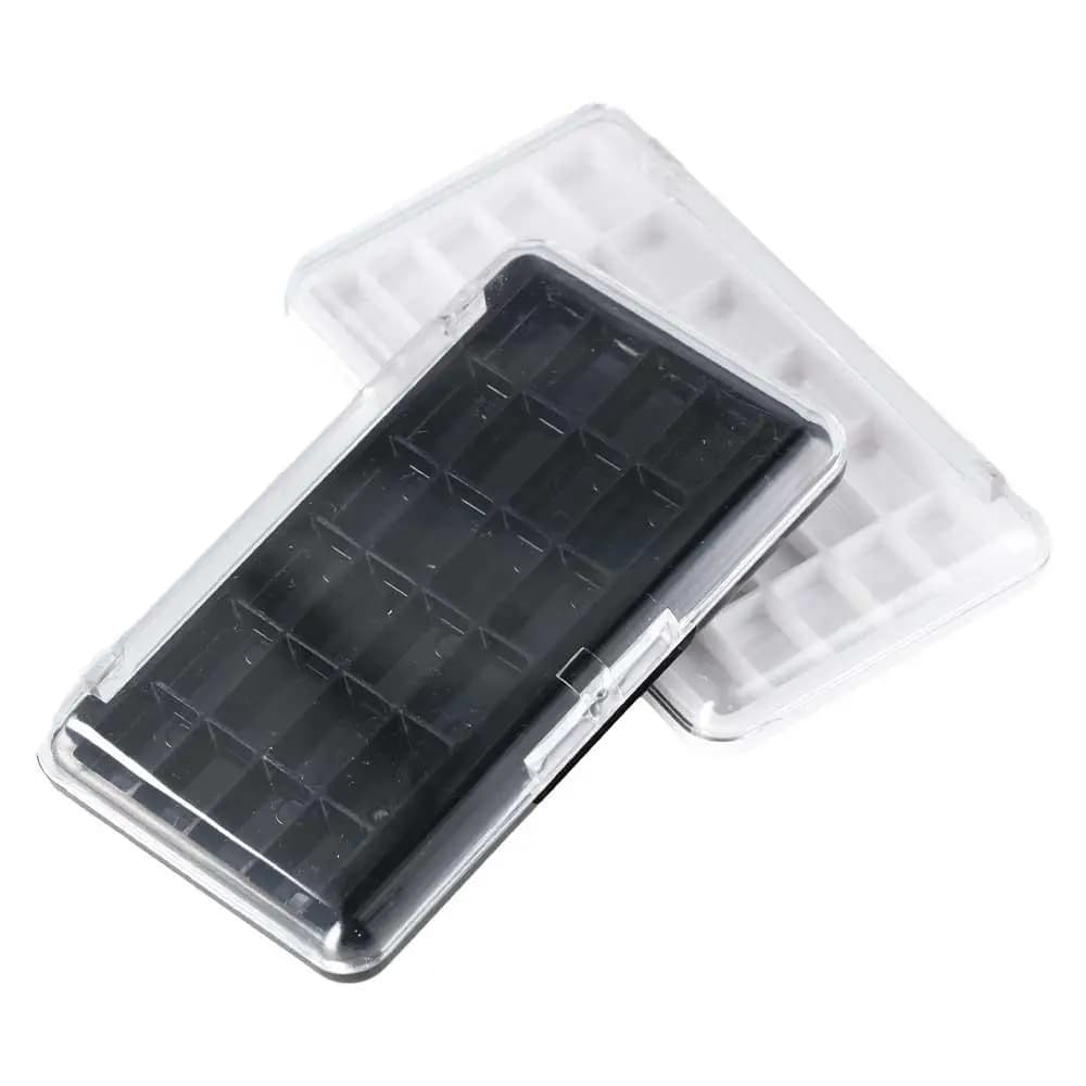 24 griglie container for lip balm case for fard tool for cosmetics dish makeup for empty shade palette reusable