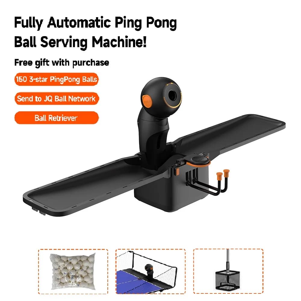 Nuovo Robot da Ping Pong Ricaricabile 2026, Macchina Programmabile per Palline da Ping Pong da Esterno