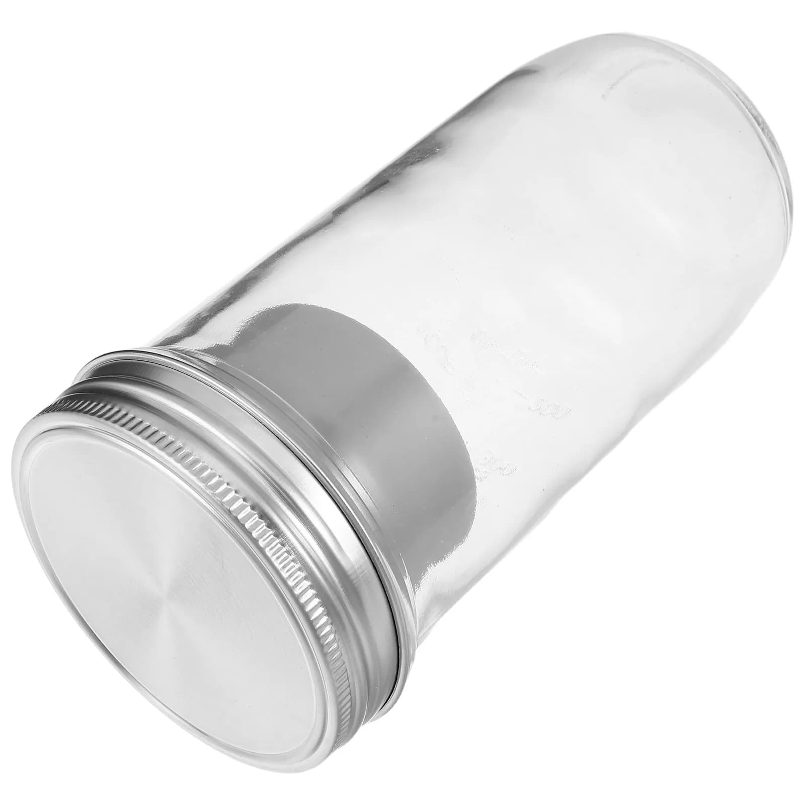 Glass Salad Jars 16 Fl Oz 473.17ml Salad Prep Containers Leakproof Airtight Meal Prep Storage Jars Separate Sauce Cup Travel