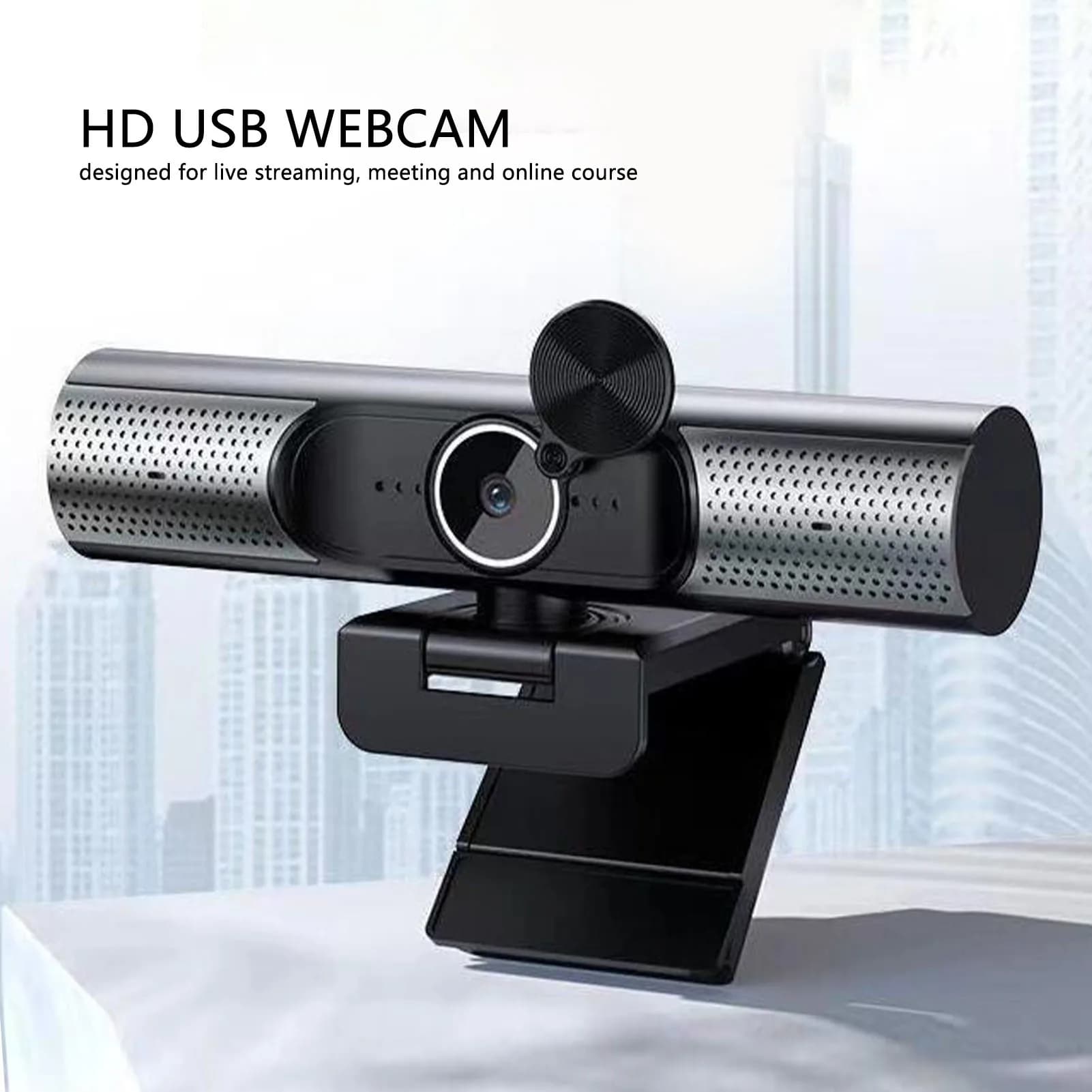 Web Cam 4K USB Webcam 2K 1080P 30fps Automatic Focus HiFi Speaker Noise Reduction Microphone PC Camera for Desktop Laptop Video Chat