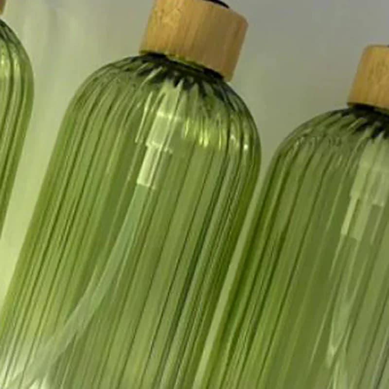 1 flacone da 500 ml ricaricabile con dispenser vuoto e pompa per sapone, shampoo, lozione per mani e corpo, per cucina e bagno