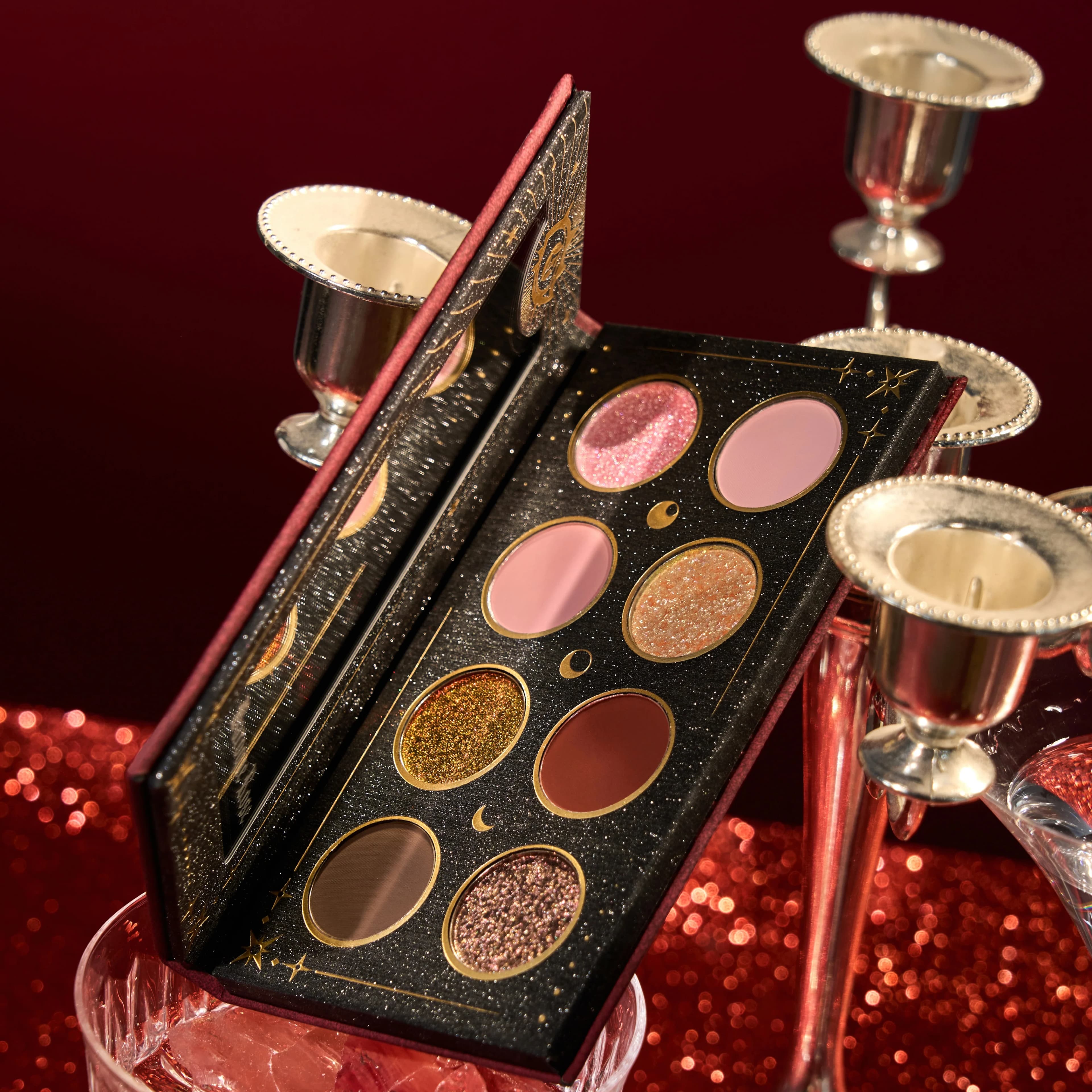 Blinkkey 8 Color Eyeshadow Palette Matte Shimmer Chameleon Waterproof Long-Lasting Pearly Shiny Metal Eye Shadow Palette Make-up