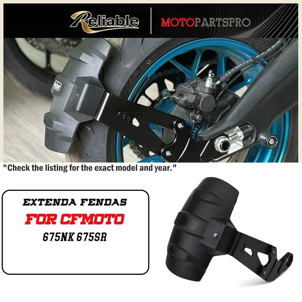 Per 675NK 675SR 675 NK675 SR Moto Parafango Posteriore Parafango Paraspruzzi Ruota Hugger Splash Guard Copertura Moto Parafango