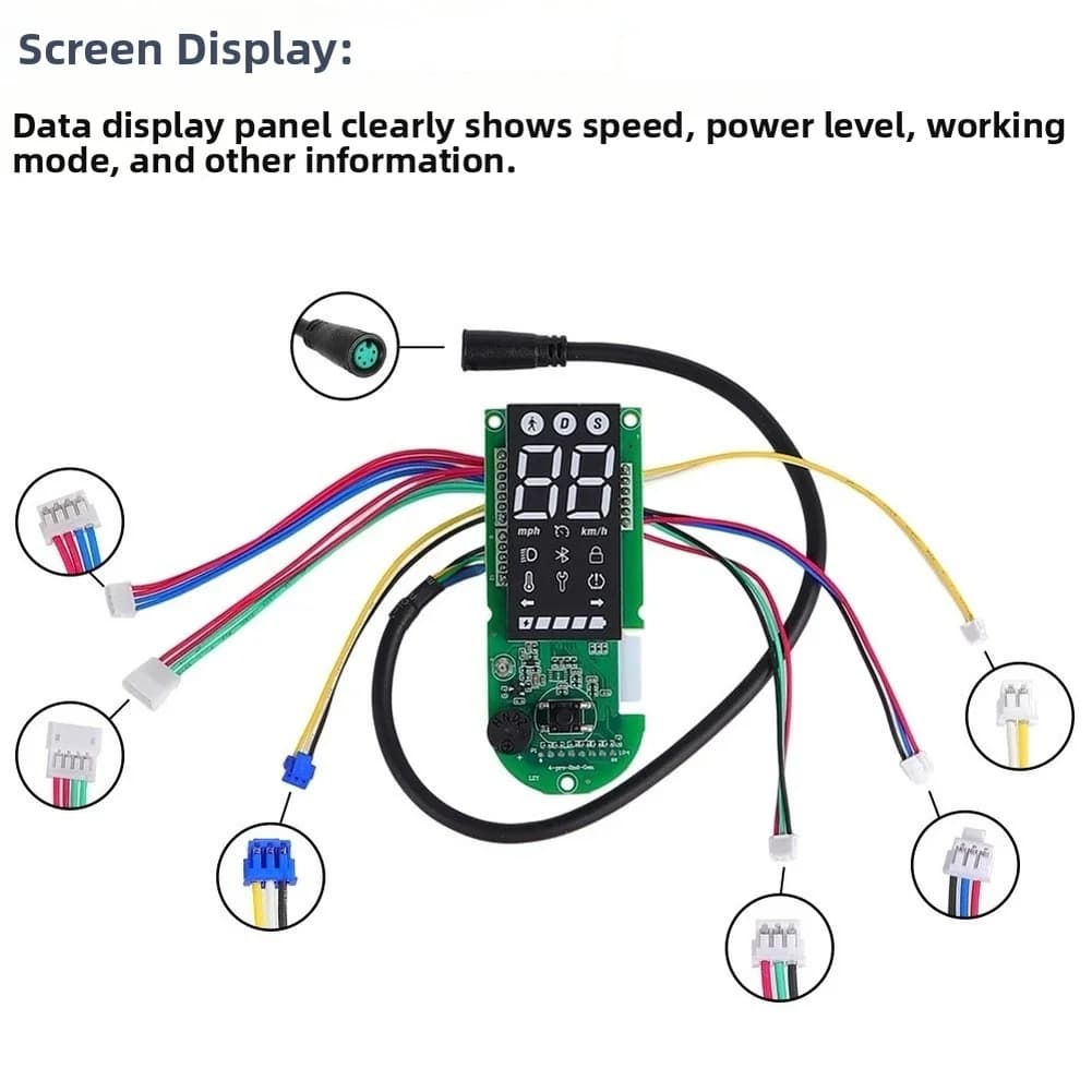 Green ABS Dashboard Display Circuit Board For Xiaomi 4 Pro 2nd Gen Electric Scooter Replacement Part Accessory