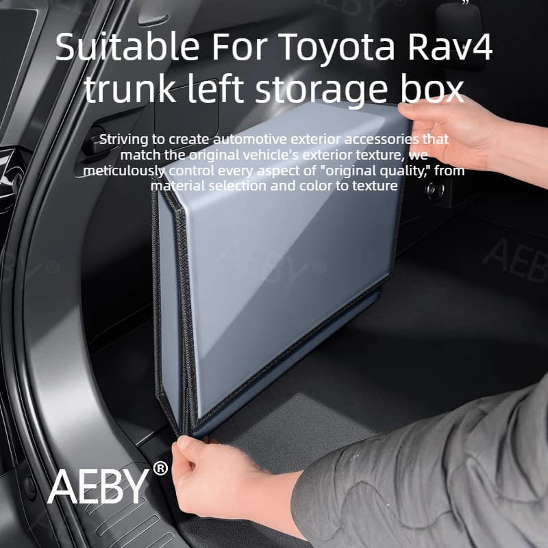 For Toyota Rav4 2020-2026 Trunk side storage box,Organize trays,Cargo Pocket Container Hidden Compartments,Car accessories