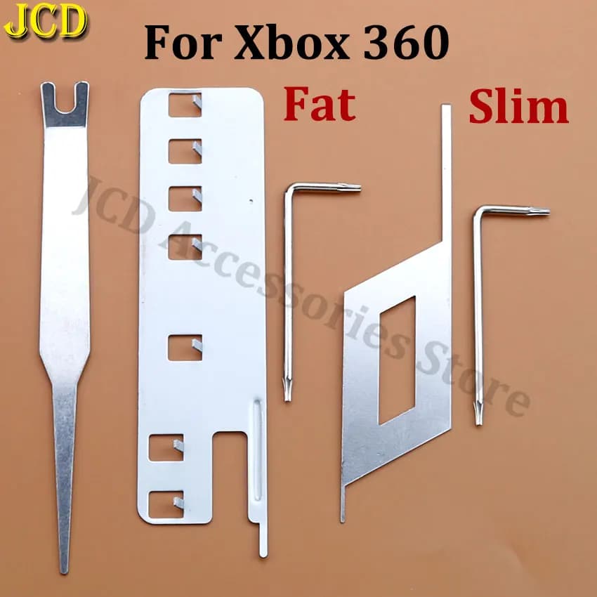 JCD per Console Xbox360 strumento di rimozione X-Clamp per Xbox 360 Slim Fat Console Host Shell strumenti di apertura riparazione Kit di viti di smontaggio