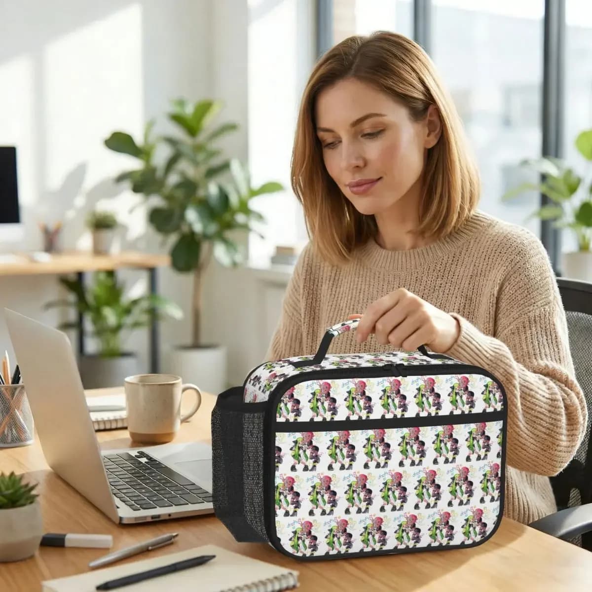 Splatoon Play Gamer Insulated Lunch Bag for Women Office Cooler Thermal Food Box Tote Portable Lunch Boxes Container