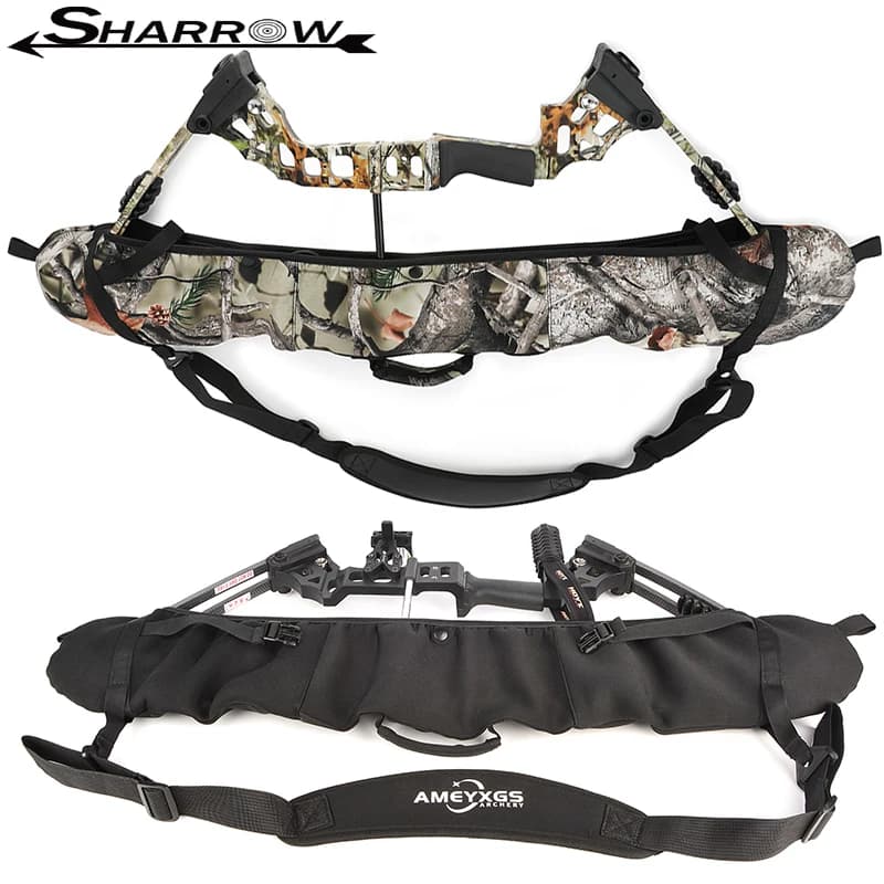 Compound Bow Bag Suitable for Less Than Axle To Axle 38 Compound Bows Adjustable Backpack Straps Portable Carry Backpack Case