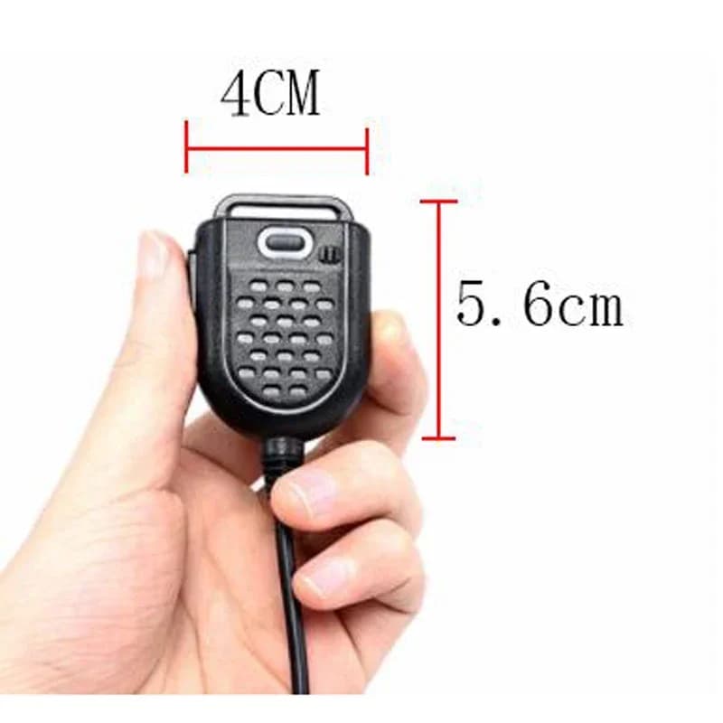Mini LED Spalla Palmare Altoparlante PTT Mic Microfono Per Kenwood TYT F8 Baofeng UV-5R Retevis Radio Walkie Talkie Accessori