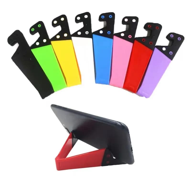 Nuovo supporto per telefono cellulare pieghevole universale a forma di V per iPhone IPad E-Reader Tablet Supporto per telefono regolabile