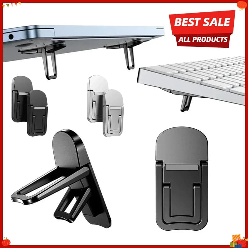 Supporto per laptop per tastiera del computer, mini supporto portatile per MacBook, Huawei, Xiaomi, supporto invisibile per notebook