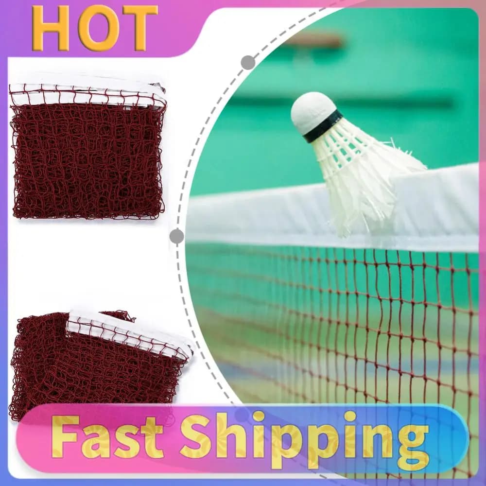 Rete da badminton portatile, facile da montare, rete da pallavolo, rete da tennis, rete professionale di ricambio per badminton, per interni ed esterni