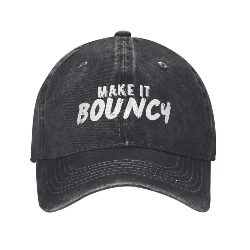 Make It Bouncy Ateez Lyrics Casual Baseball Cap Kpop Rock Hip Hop Cappelli estivi traspiranti Unisex-Teens Design Snapback Cap