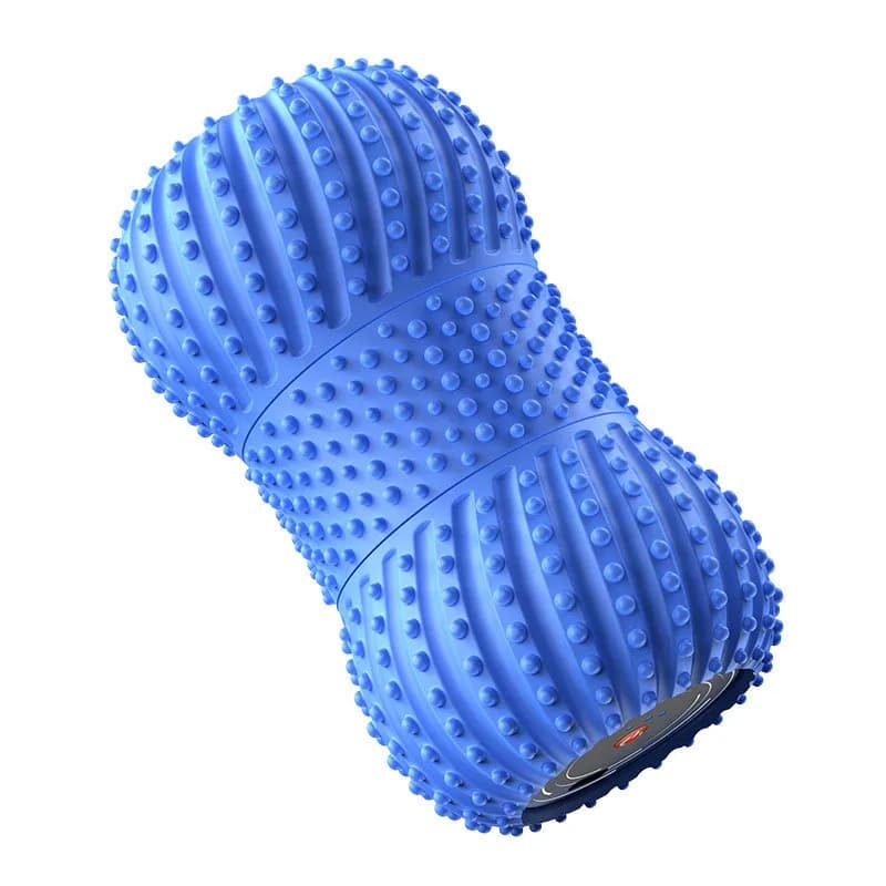 Electric Peanut Foam Roller Massager Vibrating Foam Roller with Bluetooth Speaker Deep Tissue Muscle Massage Roller Full Body