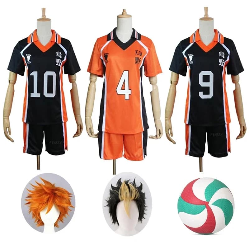 ❤ 2026 ❤ Ciao Karasuno Kyuu!! Costume Cosplay di Shoyo Hinata, Kageyama Tobio e Yu Nishinoya, Uniformi da Pallavolo per Liceo ❤